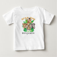 Wild One 1er anniversaire Jungle Baby T-shirt