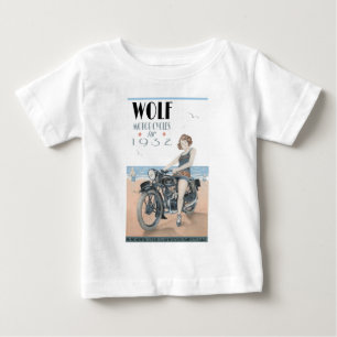 Pour Bébé Wolf Motos Baby T-shirt