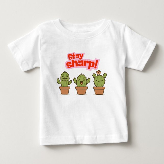 Pour Bébé Wonky Zoo Cactus Toddler T-Shirt (Devant)