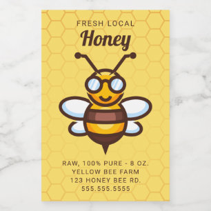 Pour Bocaux Ajouter votre texte   Honey Jar Étiquette