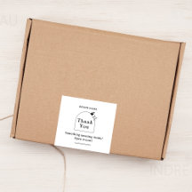 Boho Business Box Seal Étiquette