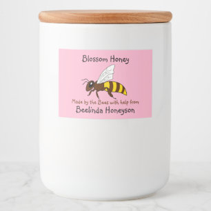 Pour Bocaux Cartographie Bee Blossom Honey Jar Étiquette