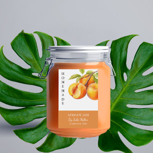 Pour Bocaux Élégant Étiquette de confiture d'abricot fait mais