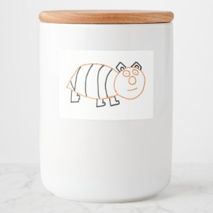 Pour Bocaux Étiquette alimentaire de l'ours