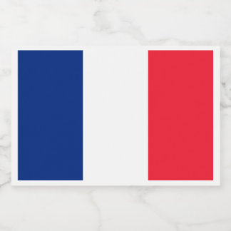 Pour Bocaux Étiquette alimentaire du drapeau français