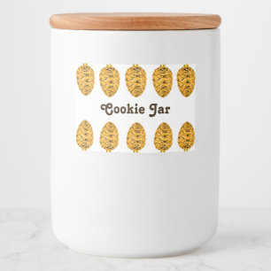 Pour Bocaux Étiquette Cookie Jar