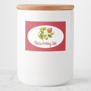 Pour Bocaux Étiquette de canning de confiture de fraises