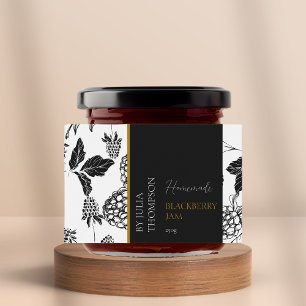 Pour Bocaux Étiquette de confiture de Blackberry fait maison m