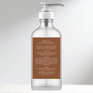 Pour Bocaux Étiquette de produit de bouteille personnalisée av