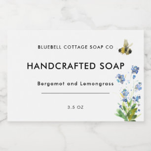 Pour Bocaux Étiquette de produit de la barre de savon florale
