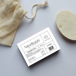 Pour Bocaux Étiquette de savon cosmétique de produit moderne