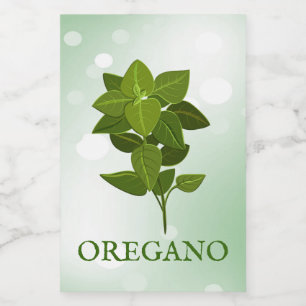 Pour Bocaux Étiquette des herbes d'Oregano