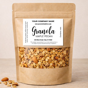 Pour Bocaux Étiquette Granola Personnalisable Maison Gran001cb