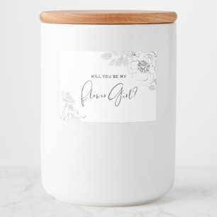 Pour Bocaux Illustration botanique Fleur Fille Étiquette boug