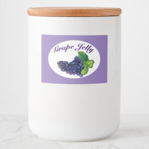 Pour Bocaux Jelly de raisin et purple Étiquette de confiture
