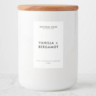 Pour Bocaux Moderne minimaliste Étiquette de bougie