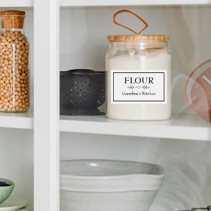 Pour Bocaux Panterie de cuisine de grand-mère Étiquette de nou