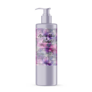 Pour Bocaux Pink & Purple Flowers étiquette bouteille de cosmé