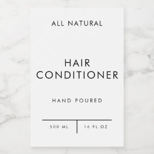 Pour Bocaux produit étiquette organisation stockage HAIRCONDIT