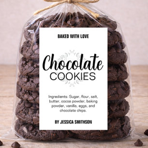 Pour Bocaux Vos termes Cookies (ou autre mot) étiquette CK011t