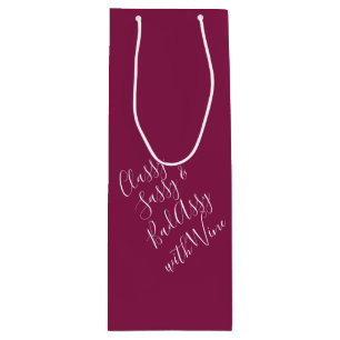 Pour Bouteille Bourgogne Funny Wine Puns Vin Sac Cadeau
