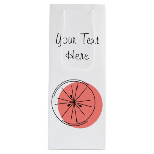 Pour Bouteille Citrus rose Vin sac cadeau