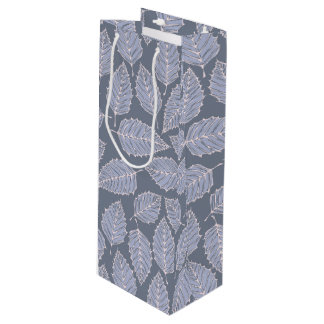 Pour Bouteille Jack Frost Feuille Vin Motif Sac cadeau