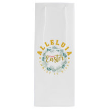 Joyeux sac cadeau de Pâques Alleluia