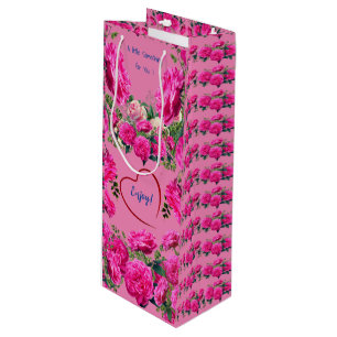 Pour Bouteille Rose - Vin Surprise Vin Sac cadeau