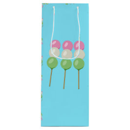Pour Bouteille Sac cadeau Anime Blue Pastel Dango Vin