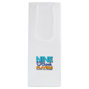 Pour Bouteille Sac cadeau avec logo couleur NOP