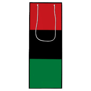 Pour Bouteille Sac cadeau de vin rouge noir et vert