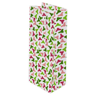 Pour Bouteille Sac cadeau simple motif boomerang tropical