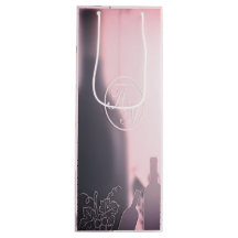 Sac de cadeau de vin givré élégant