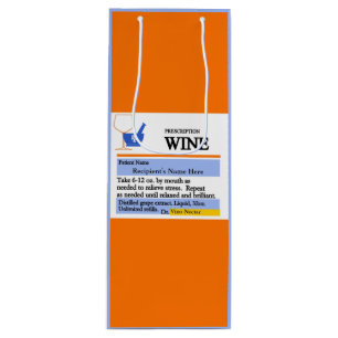Pour Bouteille Sac drôle de cadeau de vin de prescription