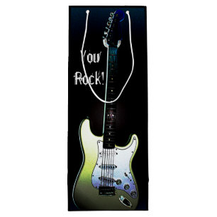 Pour Bouteille Vous basculez ! , Sac de cadeau de vin de guitare
