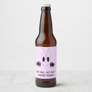 Pour Bouteilles De Bière Drôle Bouteille Étiquette Curiosity Eyes - Texte p