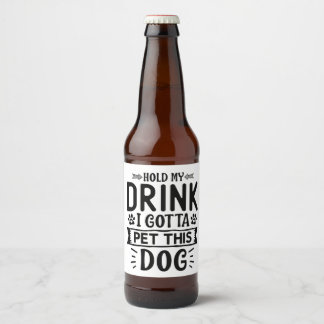 Pour Bouteilles De Bière Drôle Étiquette