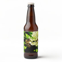 Étiquette d'eau d'abeilles