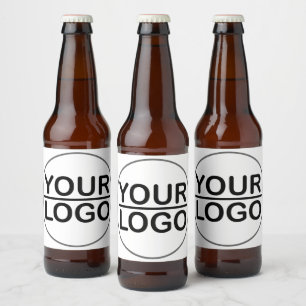 Pour Bouteilles De Bière Logo personnalisé étiquette vin d'affaires