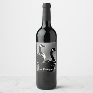 Pour Bouteilles De Vin Canada Goose Bottle Étiquette Gold Goose Étiquette
