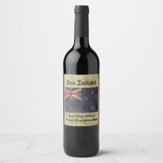 Pour Bouteilles De Vin Étiquette viticole néo-zélandais