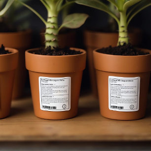 Pour Bouteilles De Vin Plante personnalisé Plante Étiquette personnalisab