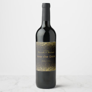 Pour Bouteilles De Vin Save the date. étiquette bouteille mariage. Étique