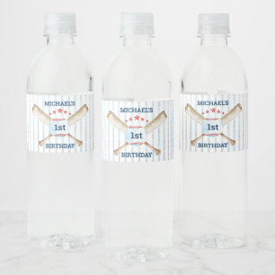 Pour Bouteilles D'eau Baseball à thème Anniversaire fête Étiquette boute