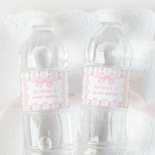 Pour Bouteilles D'eau Le Étiquette en eau de Sweet sixteen de Kendall