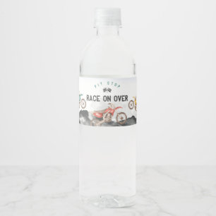 Pour Bouteilles D'eau Moteur Dirt Vélo Anniversaire Fête Étiquette boute