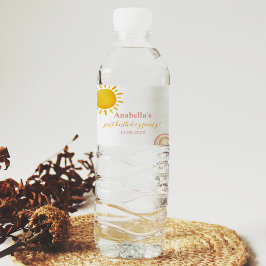 Pour Bouteilles D'eau Sunshine Rainbow Water Bottle Étiquette fête d'ann