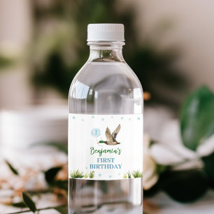Pour Bouteilles D'eau Un Lucky Duck Boy Birthday Water Bottle Étiquette