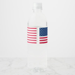 Pour Bouteilles D'eau USA Drapeau bouteille Étiquette américain patrioti